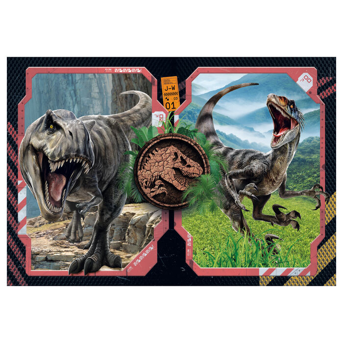 Jurassic World puzzle 2x60pcs