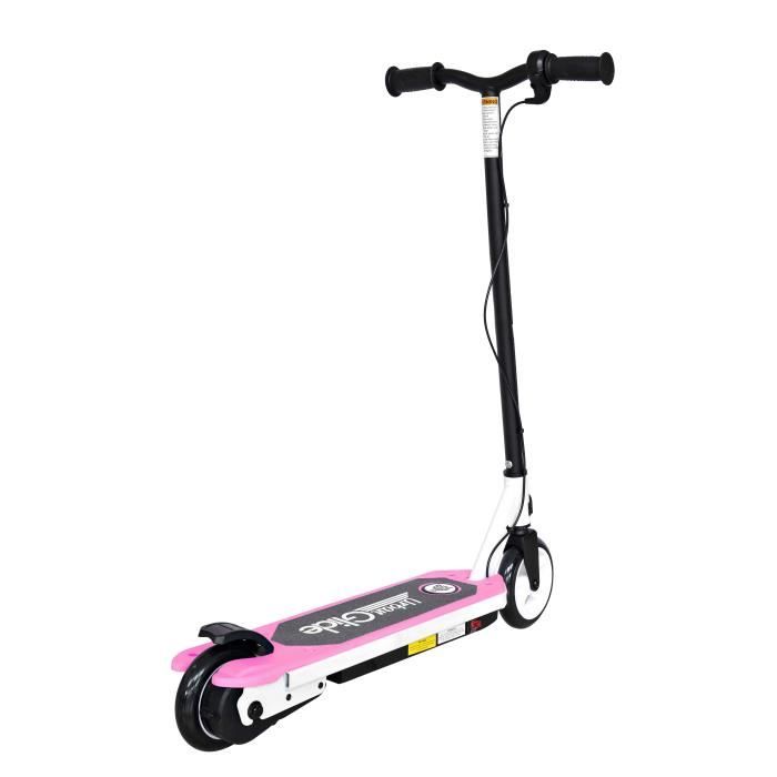 Urbanglide Ride55 Electric Scooter for Children from 6 Years Old Ultra Lightweight Max Speed 10km/h Kickstand Pink