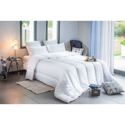 Anti-mite temperate duvet - 300 gr/m² - BLANREVE - 260 x 240 cm - White