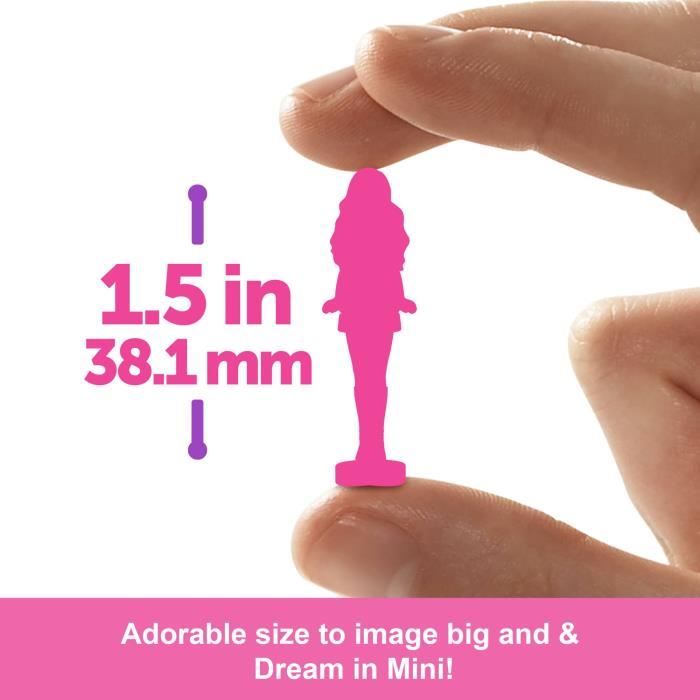 BARBIE Mini-BarbieLand Pop Reveal Doll - 1.5" Doll - Barbie - JCR22