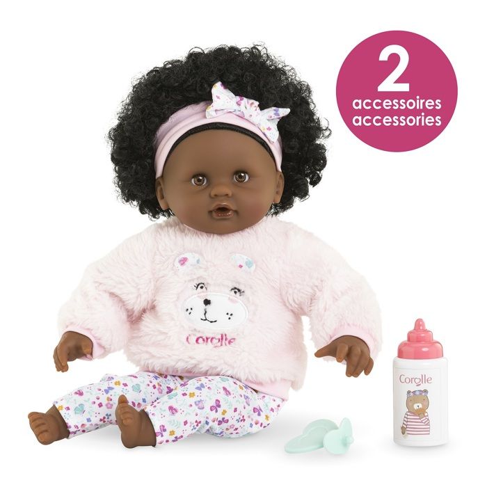 Baby doll - Corolle - Bébé Calin Caroline - 30 cm - Soft body - Accessories included