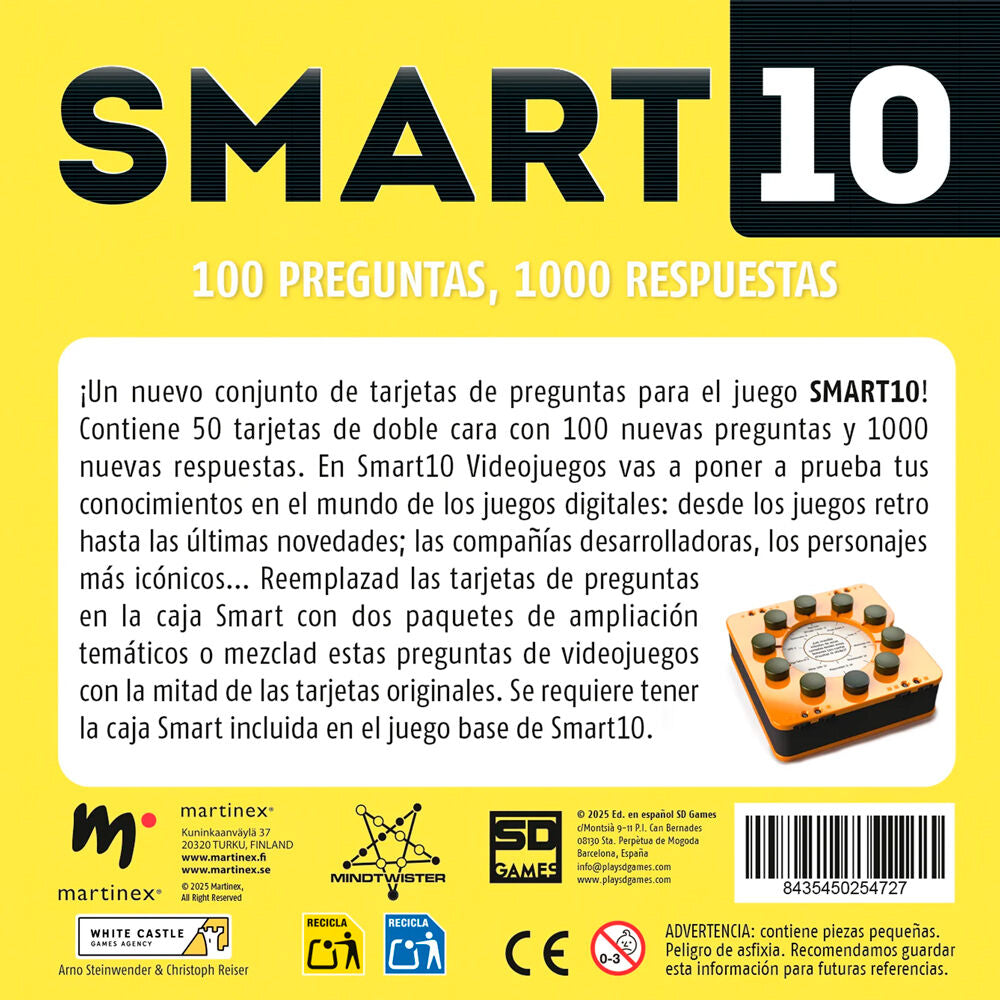 Spanish Smart 10 Game Expansion Videogames