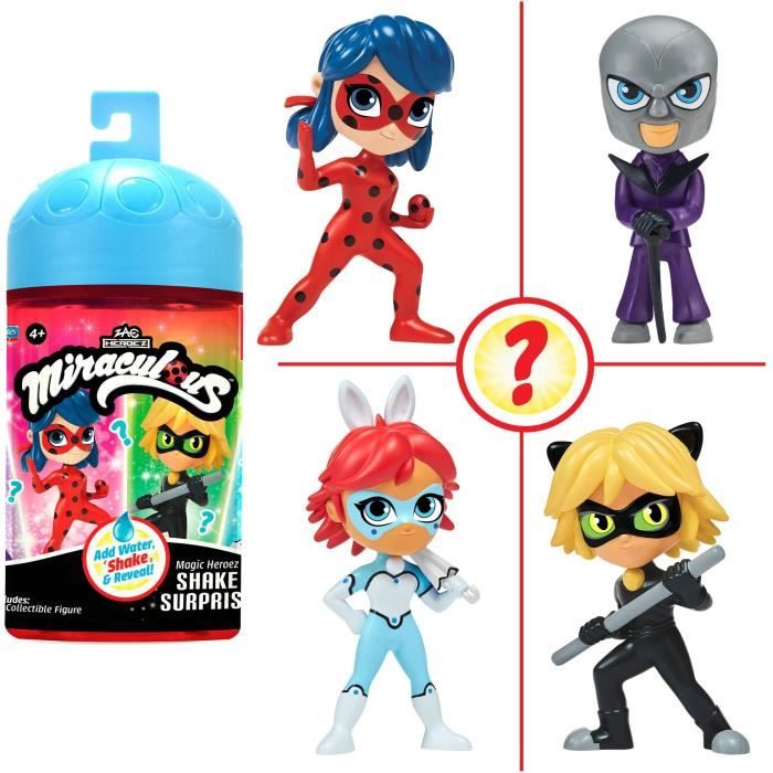 Chibi Color Change Surprise Dolls 10 cm - Miraculous Ladybug - BANDAI - Random character