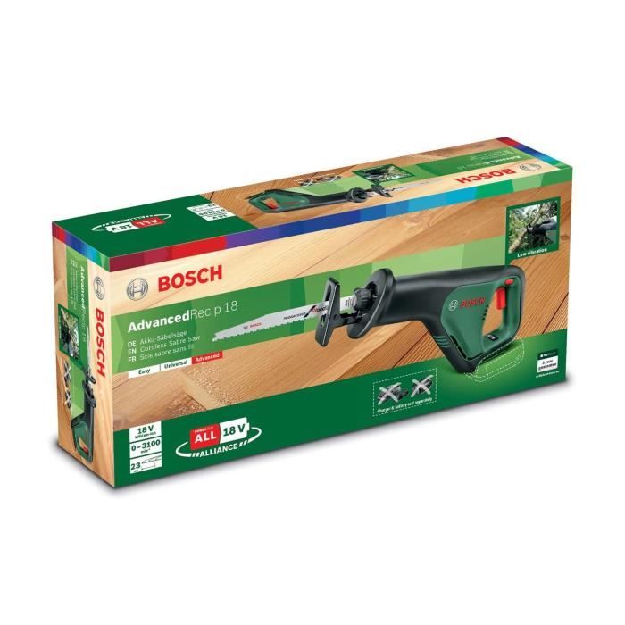 Bosch wireless reciprocal saw - Advancedrecip 18 (delivered without battery or charger)