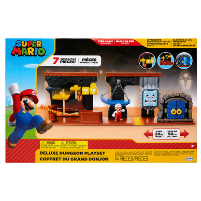 Mario Bros Deluxe Dungeon Playset
