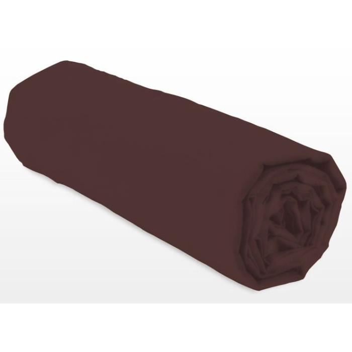 Fitted sheet - LOVELY HOME - LH71595 - 160x200+30 cm - Brown