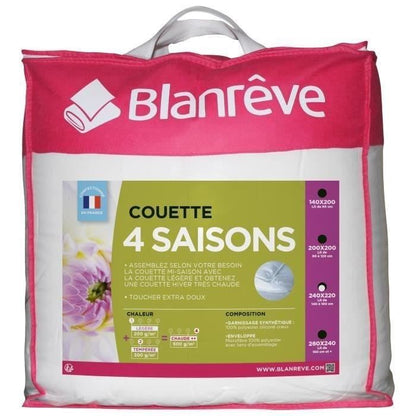 BLANREVE DUTTE 4 seasons - 220 x 240 cm - White