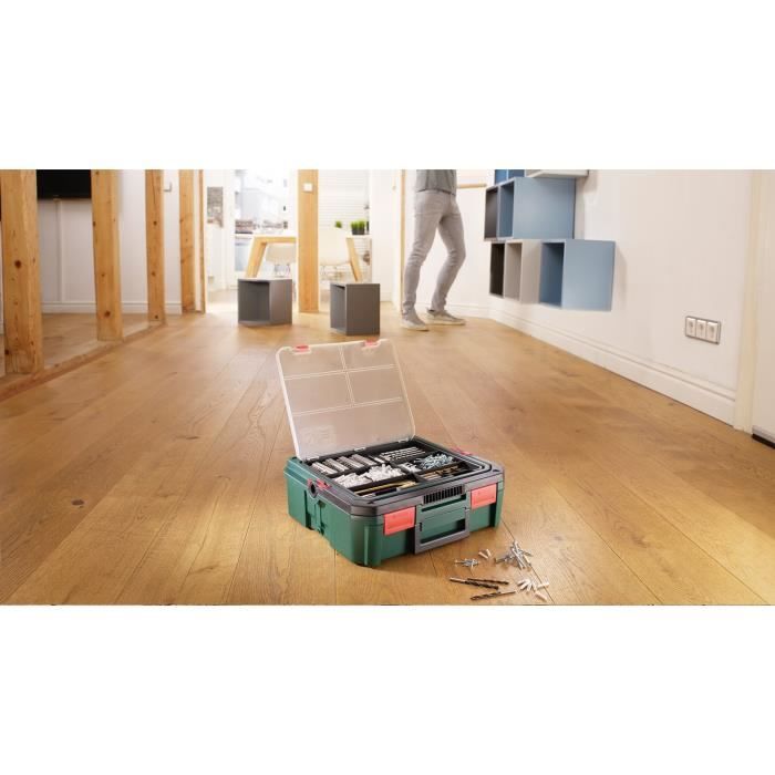 Bosch Home and Garden 06039D810D 18V 1.5Ah Li-Ion Cordless Impact Drill + 2 Batteries, + Charger,