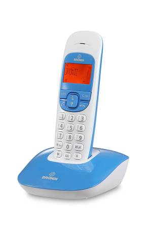 Telefono Cordless Brondi Nice Bianco/Blu