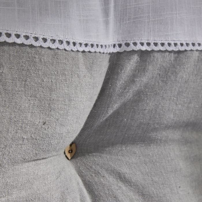 Headboard - TODAY - CHARME - Chambray x Slub Capucine - 45 x 70 cm