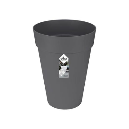 ELHO Loft Urban Round flower pot High 42 - Black - Ø 42 x H 56 cm - outdoor - 100% recycled