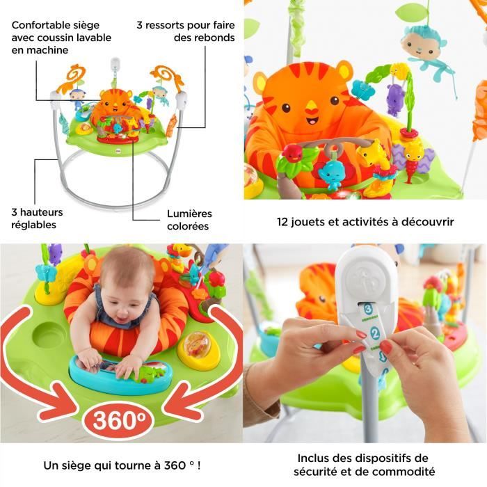 FISHER-PRICE - Jumperoo Jumper Jungle - Sounds & Lights