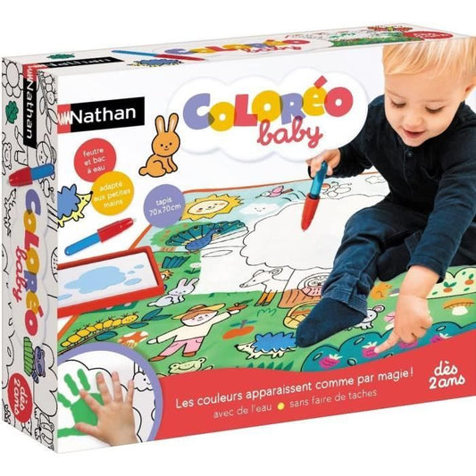 Creative activity - NATHAN - Coloréo Baby - Coloring with water, suitable mat and felt-tip pen
