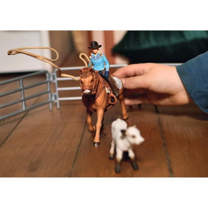 Schleich - Cowboy team and their lassos - 42577 - Farm World range