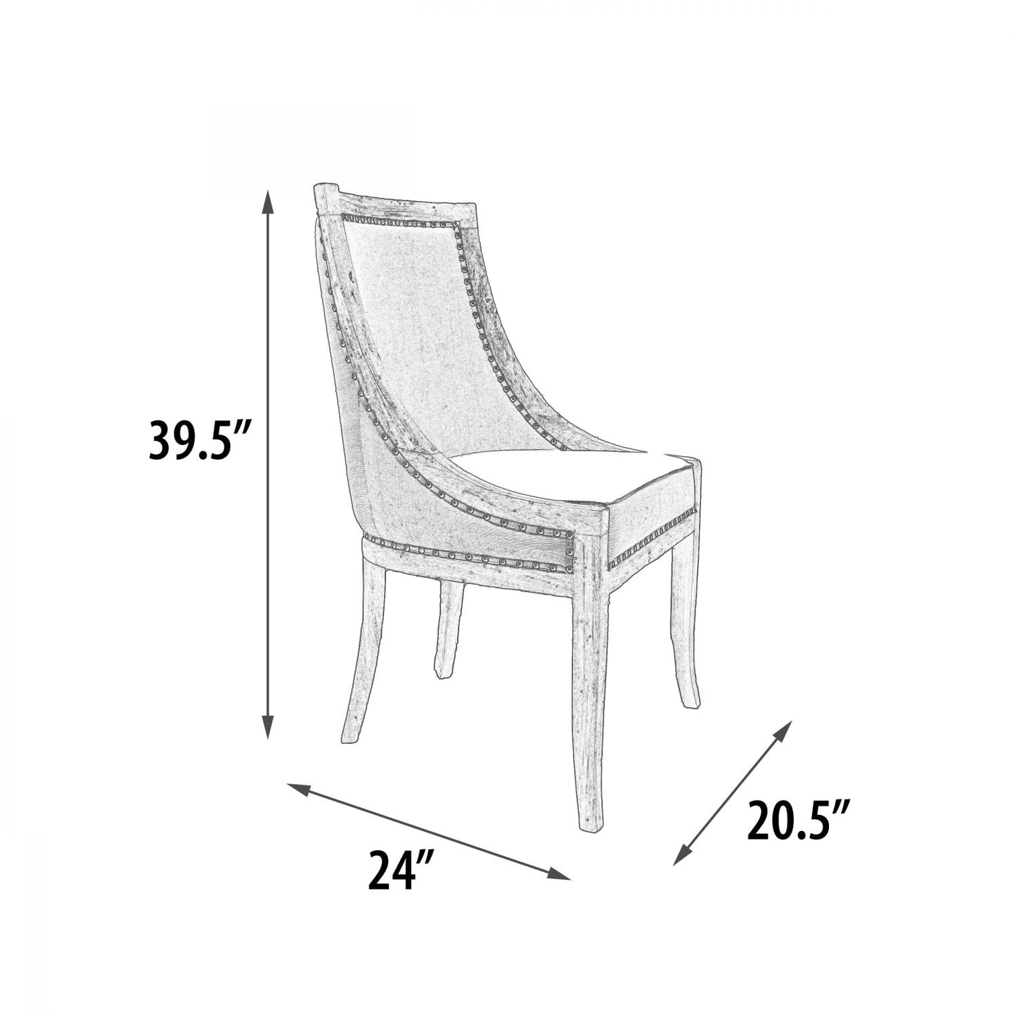 Farmhouse Barrel Dining Chair