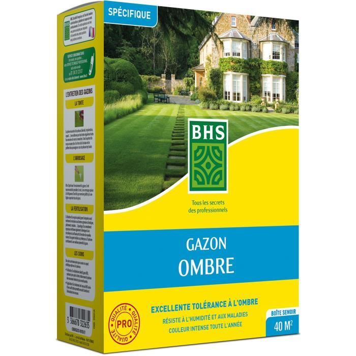 Lawn - BHS - Shade Lawn 1kg | 40m² | Resistant to low light and shaded areas.