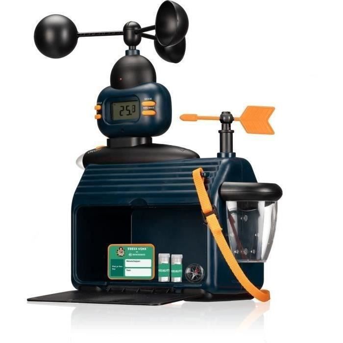 Outdoor weather station - FREEK VONK x BRESSER: Measure temperature, rain, and wind with LCD screen