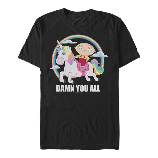 Family Guy Stewie Unicorn Short Sleeve T-Shirt | X-Large