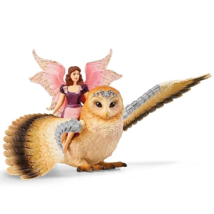 Schleich - Elf with a sparkling owl V2 - 70789 - Bayala range