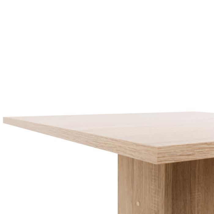 Dining table for 2 to 4 people - Square - Classic - Chene decor - Gustave - L 80 x W 80 cm
