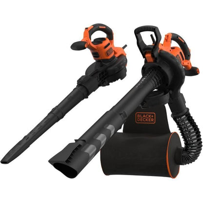 Black+Decker Vacuum Figure Electric Suffering Beblv300-QS vacuum cleaner, blower, 3000 W crusher option