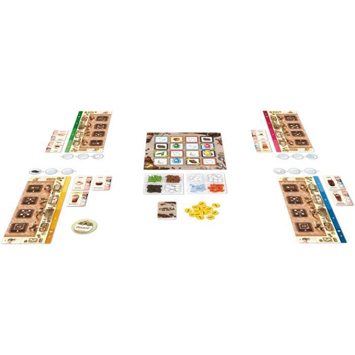 Management game - ASMODEE - KBGCR01FR - Coffee Rush - 2 players or more - 30 min of play