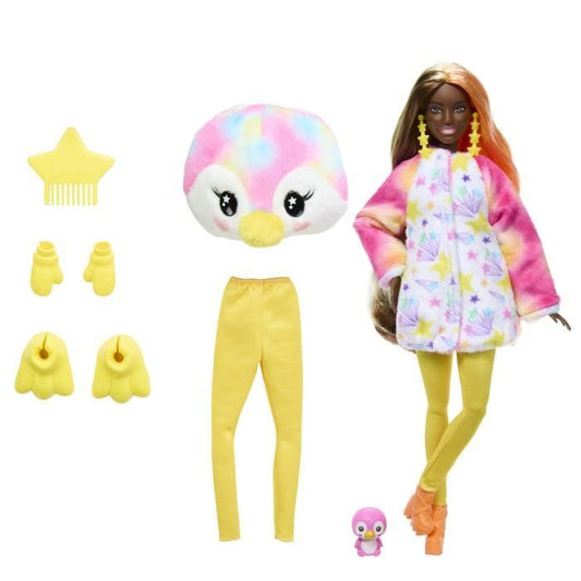 Barbie-Barbie Cutie Reveal-Colorful Dream Penguin Doll and 10 Surprises HRK40