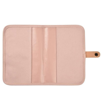 BEABA, Powder pink canvas health book cover