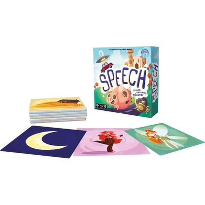 Speech - Asmodee - Invent a story - 4 game modes - 15 minutes - Ages 8 and up