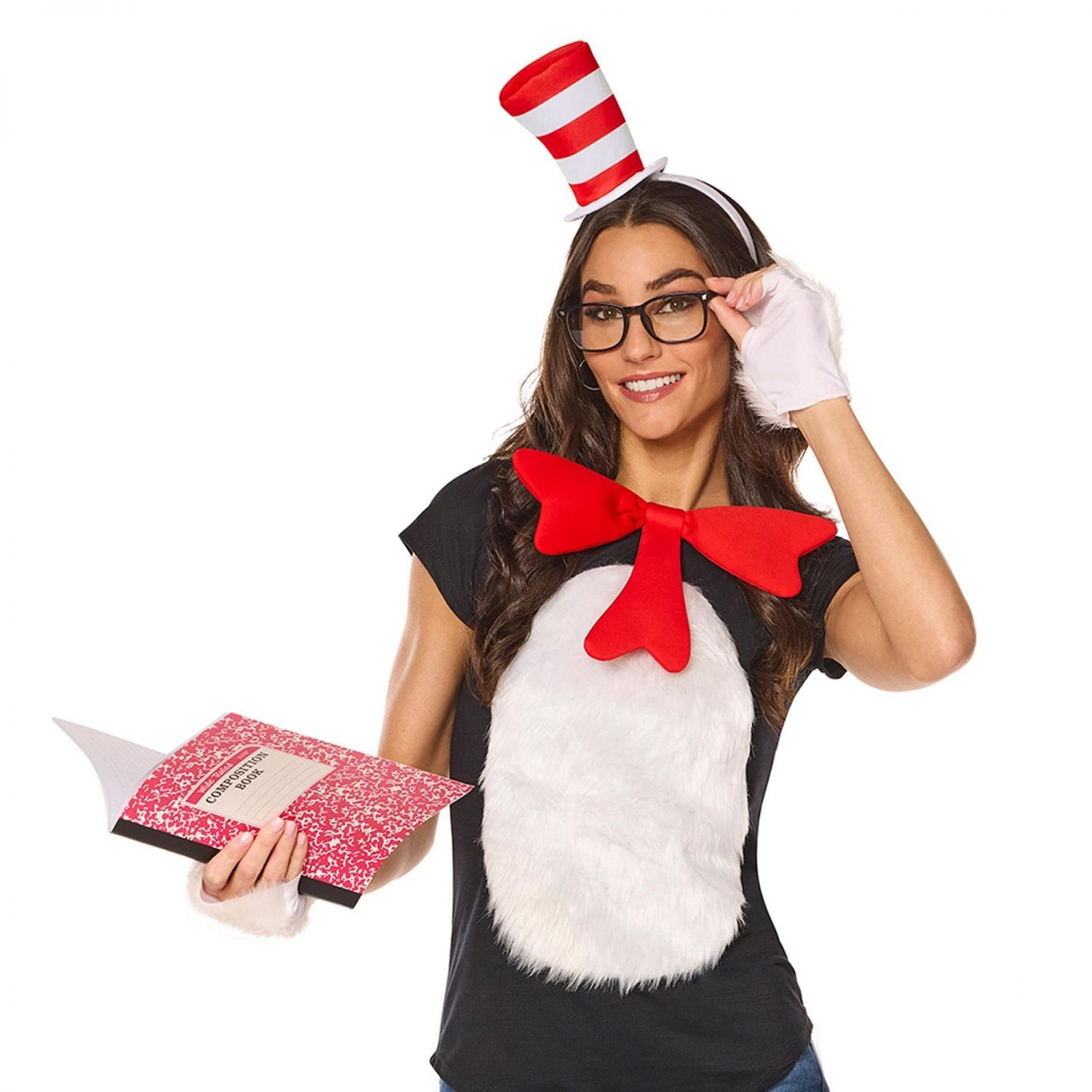 Dr Seuss Cat In The Hat Quik Change™ Adult Costume Kit |One Size