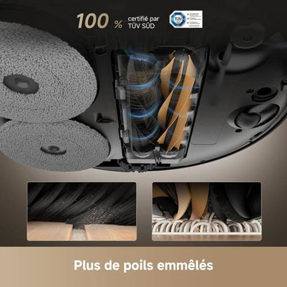 DREAME X50 Ultra Complete Robot Vacuum Cleaner with Dock - AI Obstacle Avoidance and 360° Navigation - 20,000 Pa Power