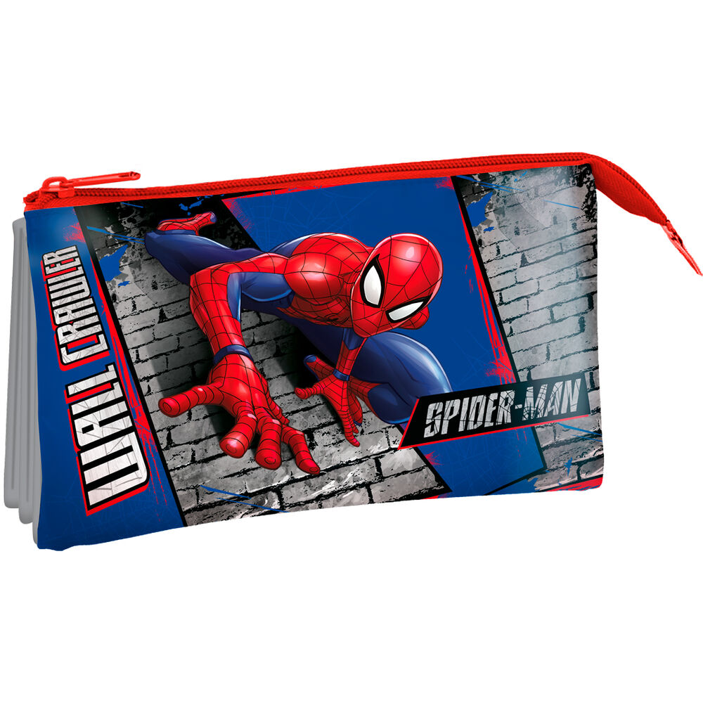 Marvel Spiderman triple pencil case
