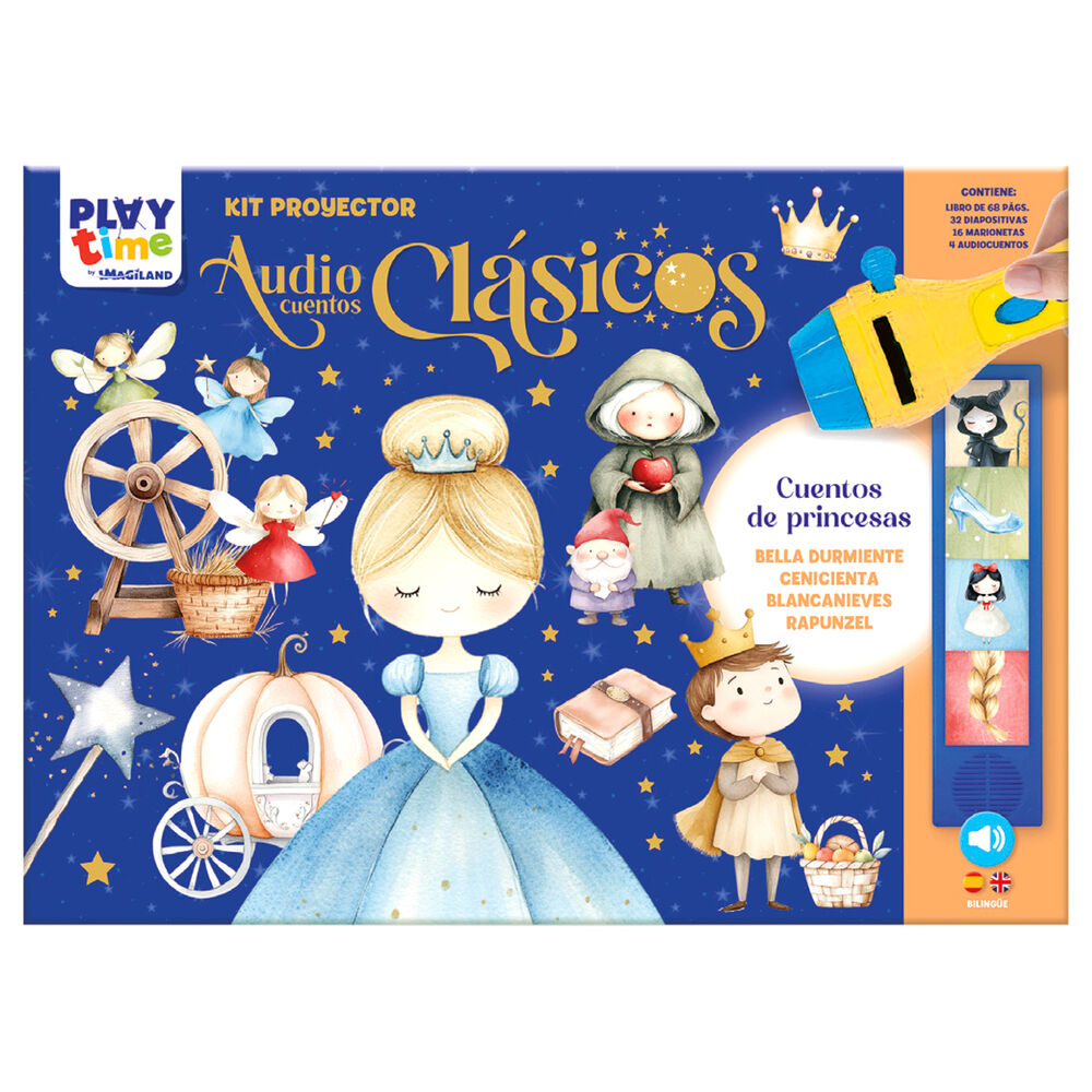Princess Stories audio story projector kit