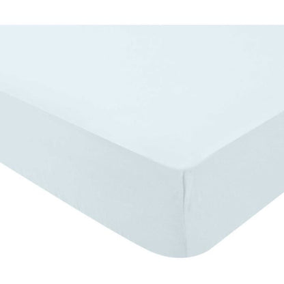 DOUX NID Jersey fitted sheet - Light blue - 60x120 cm