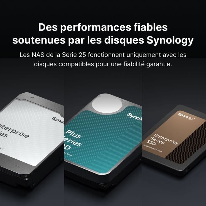 File Storage / Backup - SYNOLOGY - DS925+ - Advanced NAS - 4 Bays - 2.5Gbit/s Network
