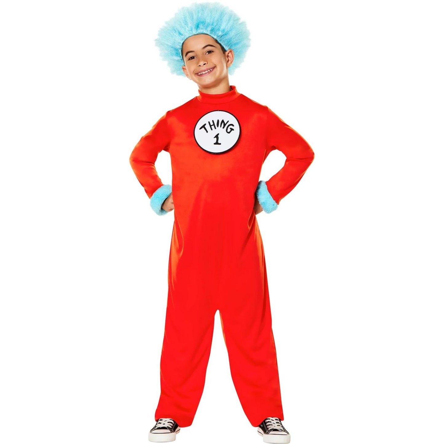 Dr Seuss Thing Jumpsuit Child Costume | Medium