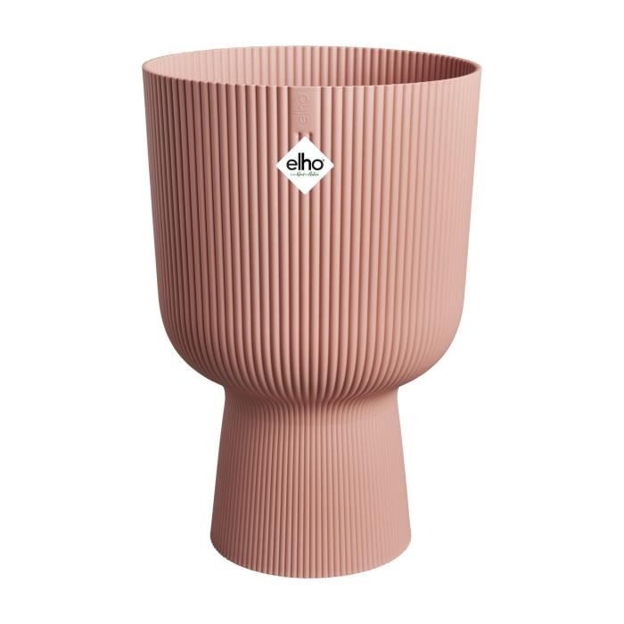 Flower pot - Elho - Vibes Fold Coupe - Pink - L 30 x W 29.5 x H 45 cm - Indoor - 100% recycled