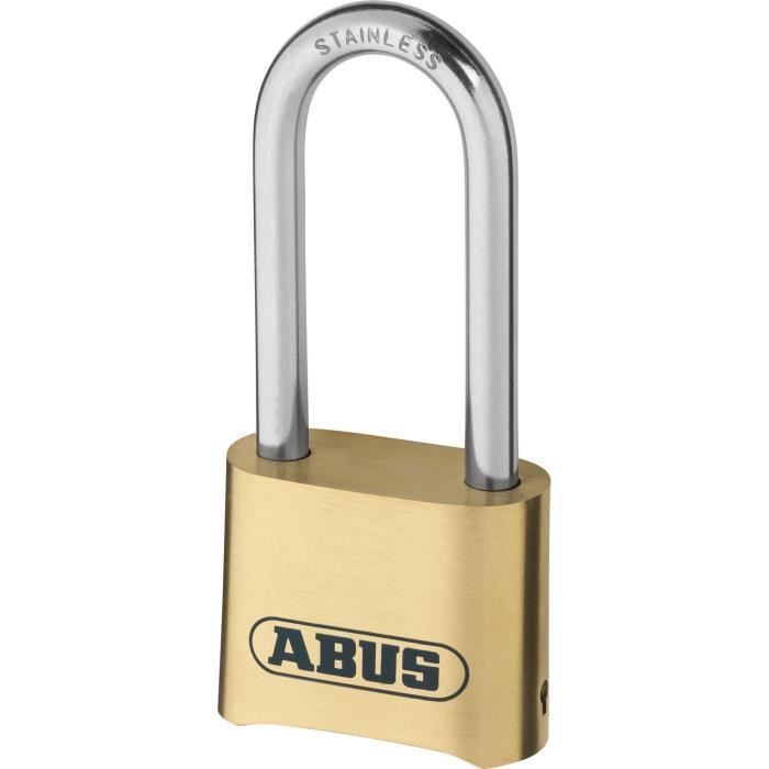 Combination padlock - ABUS - 180IB/50HB63 B/DFNLI - Forged brass body - Stainless steel shackle - Numerical code