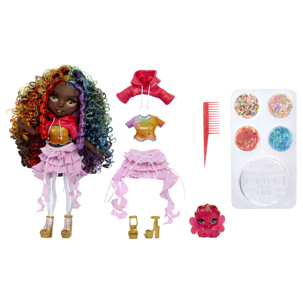 Rainbow High Rainbow Shimmers Feature Fantasy Iris doll