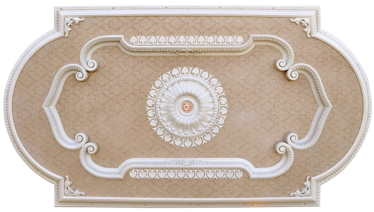 Blanco Rectangular Chandelier Ceiling Medallion 94 inches