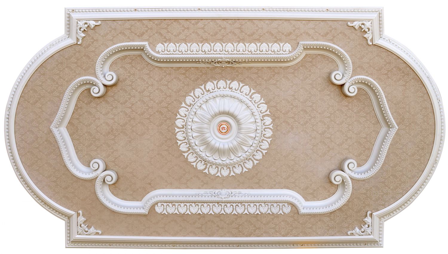 Blanco Rectangular Chandelier Ceiling Medallion 94 inches