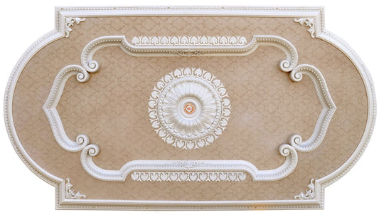 Blanco Rectangular Chandelier Ceiling Medallion 94 inches