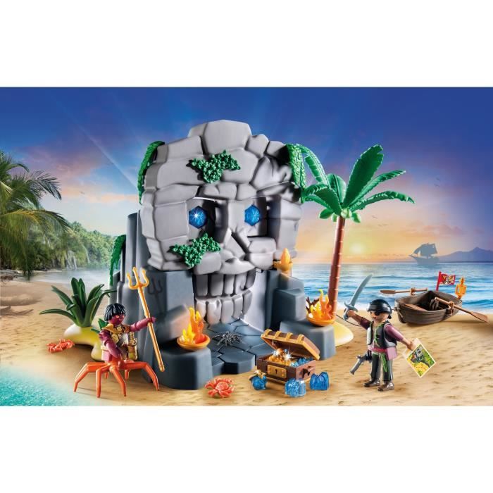 PLAYMOBIL 71531 Pirate Treasure Island and Sea Monster - Pirates