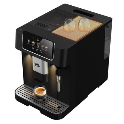Coffee machine with grinder - BEKO - CEG7302B - 1350 W - 19 bars - Black