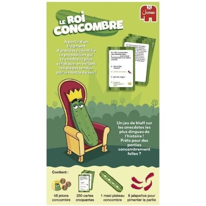 THE CUCUMBER KING - Board game - DUJARDIN - Identify the authentic anecdotes in this fun thinking game!