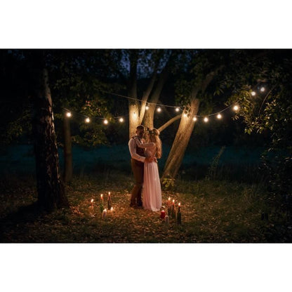 LINK ME LIGHT Connectable light garland - 10 bulbs - E27 socket - warm white LED - 5m