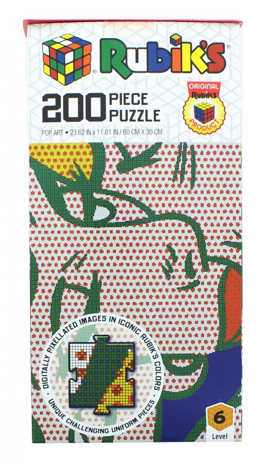 Rubiks 200 Piece Jigsaw Puzzle | Pop Art