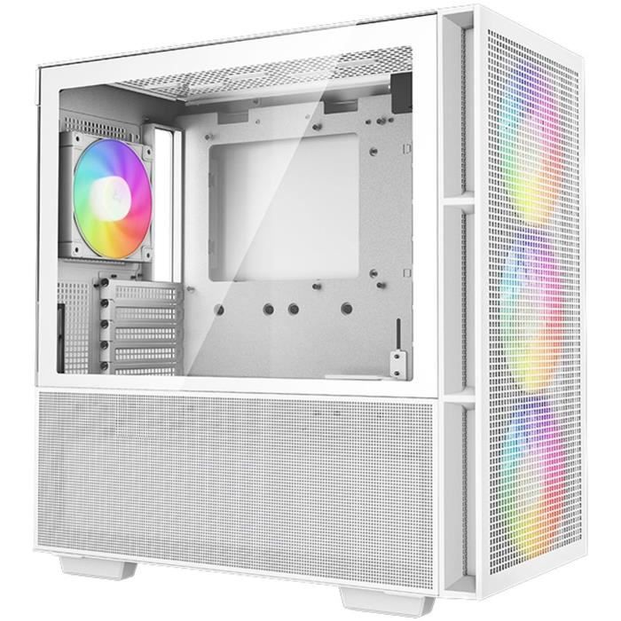 PC case without power supply - DEEPCOOL CH560 (White) - Mid-tower - E-ATX format - A-RGB fans