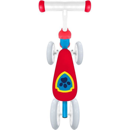 4-wheel balance bike carrier - PAW PATROL - PAT PATROUILLE - My first Baby Walker balance bike - Blue and Red