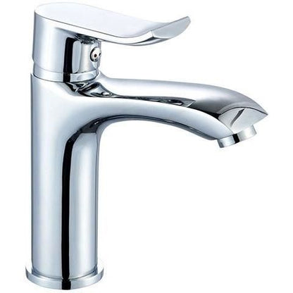 Washbasin mixer - EDOUARD ROUSSEAU - Rangoon - Flow reducing aerator - Ceramic cartridge Ø 35 mm - Chrome
